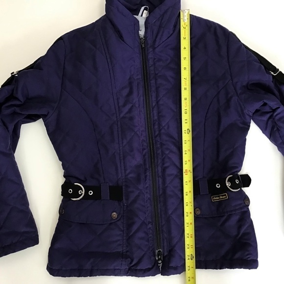 Golden Dress Blue Made in Germany  quilted equestrian barn jacket. Size medium. - Picture 11 of 13